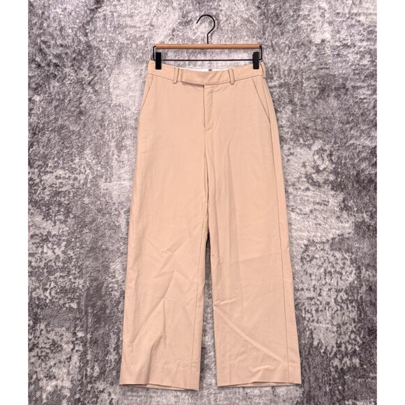 Babaton Pants - Babaton Agency Pants 2 Womens Aritzia High Waist Wool Twill Trouser Crop